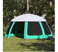 vidaXL Tente Piscine Toit Amovible parois Maille Vert d'eau 510x510 cm, Tente Verte, Tente de Jardin, abri de Jardin, Tente, abri extérieur