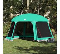 vidaXL Tente Piscine Toit Amovible parois Maille Vert d'eau 512x458 cm, Tente Verte, Tente de Jardin, abri de Jardin, Tente, abri extérieur