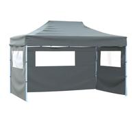 vidaXL Tente Pliable 3 Paroi 431x291x315 cm Anthracite Jardin Terrasse Patio Pavillon 44973