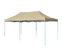 Tente pliable - vidaXL - 3 x 6 m - 100 % imperméable - 10 places - Blanc crème