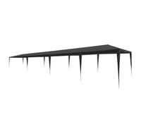 vidaXL Tente Réception 3x12 m PE Anthracite Jardin Terrasse Tonelle Pavillon