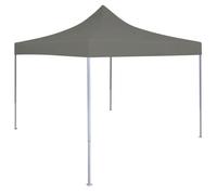 vidaXL Tente Réception Escamotable 3x3 m Anthracite Terrasse Pavillon Jardin 44963