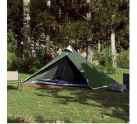 Vidaxl Tente De Camping 1 Personne Vert 255x153x130 Cm Taffetas 185t