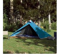 Vidaxl Tente De Camping 1 Personne Bleu 255x153x130 Cm Taffetas 185t