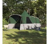 Vidaxl Tente Tipi Avec Toit Avec Stockage Vert 720 X 465 X 295 Cm
