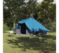 Vidaxl Tente Tipi Avec Toit Bleu 358 X 296 X 258 Cm Taffetas