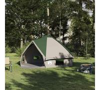 Vidaxl Tente Tipi Avec Toit Vert Et Blanc 490 X 410 X 210 Cm
