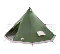 Vidaxl Tente Familiale Tipi Verte 12 Personnes Imperméable