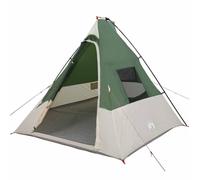 vidaXL Tente tipi pour 6 Personnes, étanche, Respirante, en Polyester Durable, Facile à Monter avec Fermeture éclair et piquets, Parfaite pour des Sorties en Famille en Plein air.