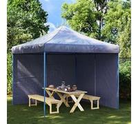 vidaXL Tentwanden met ritssluiting PE blauw 2 st45116 Bleu G