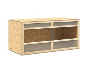 vidaXL Terrarium Bois d'ingénierie 100x47x47 cm