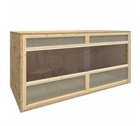 vidaXL Terrarium Bois d'Ingénierie 100x47x47 cm Boîte pour Habitat de Reptile