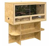 Vidaxl Terrarium Marron 100 X 50 X 100 Cm Osb