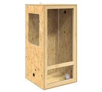 vidaXL Sous-meuble/pied pour aquarium, terrarium, vivarium Terrarium marron 50x50x100 cm OSB