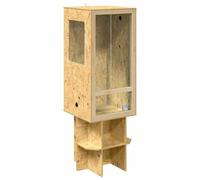 Vidaxl Terrarium Marron 50 X 50 X 130 Cm Osb