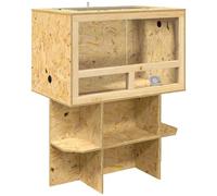 Vidaxl Terrarium Marron 80 X 50 X 100 Cm Osb