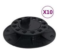 Terrasdragers verstelbaar 10 st 25-40 mm149008