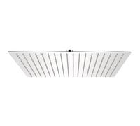 vidaXL Tête de douche plongeante carrée en acier inoxydable 50x50 cm