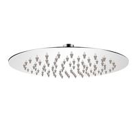 vidaXL Tête de douche plongeante ronde en acier inoxydable 20 cm