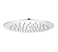 vidaXL Tête de douche plongeante ronde – acier inoxydable 20 cm