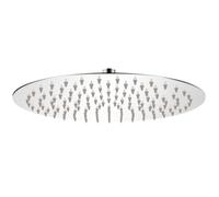 vidaXL Tête de douche plongeante ronde en acier inoxydable 30 cm