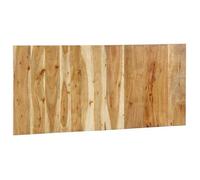 vidaXL Tête de lit 120 cm bois d'acacia massif, panneau de tête de lit, tête de lit en bois massif, tête de lit double, tête