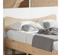 Vidaxl Tête De Lit 120 Cm Bois Massif De Pin Marron