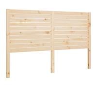 vidaXL Tête de lit 126x4x100 cm Bois massif de pin Marron