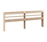 vidaXL Tête de lit 180 cm en bois massif de pin avec étagères et rangement Marron