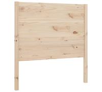vidaXL Tête de lit 81x4x100 cm Bois massif de pin Marron