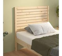 vidaXL Tête de lit 81x4x100 cm Bois massif de pin Marron