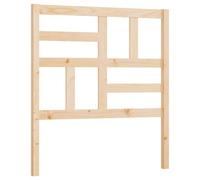 vidaXL Tête de lit 81x4x104 cm Bois massif de pin Marron