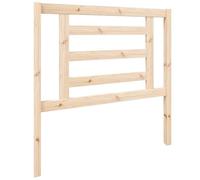 vidaXL Tête de lit 96x4x100 cm Bois massif de pin Marron