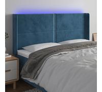 vidaXL Tête de Lit à LED Meuble de Chambre à Coucher Accessoire de Lit Double Tête de Cadre de Lit Intérieur Bleu Foncé 183x16x118/128 cm Velours Bleu foncé https://www.fnac.com/mp48365736/vidaXL-Tete-de-lit-a-LED-Bleu-fonce-183x16x118-128-cm-Velours/w-4?oref=4084e507-dcbb-64cb-5be0-0fc0892a564b