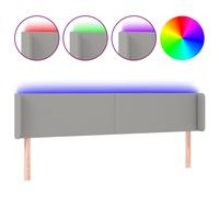 vidaXL Tête de Lit à LED Meuble de Chambre à Coucher Accessoire de Lit Double Tête de Cadre de Lit Intérieur Gris Clair 203x16x78/88 cm Tissu Gris clair https://www.fnac.com/mp48365533/vidaXL-Tete-de-lit-a-LED-Gris-clair-203x16x78-88-cm-Tissu/w-4?oref=b9048306-403c-28d3-42b3-8b346767b2b5