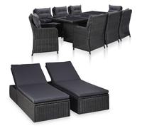 Vidaxl Tête De Lit À Led Gris Foncé 203x16x118/128 Cm Tissu Gris