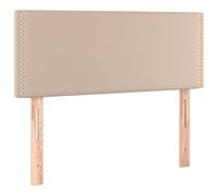 3121561 vidaXL Tête de lit à LED Cappuccino 100x5x78-88 cm Similicuir