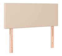 vidaXL Tête de lit à LED 90x5x78/88 cm similicuir Cappuccino