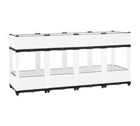 vidaXL Tête de lit à LED Rose 103x16x78/88 cm Velours