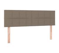 vidaXL Tête de lit LED pour lit double Taupe 3121614