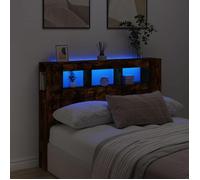 vidaXL Tête de Lit à LED Tête de Cadre de Lit Accessoire de Lit Double Meuble de Chambre à Coucher Maison Intérieur 837348