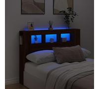 vidaXL Tête de Lit à LED, Tête de Cadre de Lit, Accessoire de Lit Double, Meuble de Chambre à Coucher Maison Intérieur, 837350