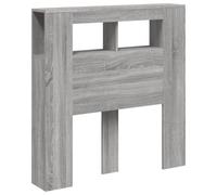 Tête de lit à LED sonoma gris 100x18,5x103,5 cm bois ingénierie Sonoma gris G
