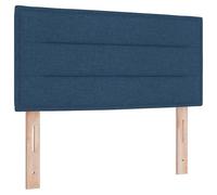 vidaXL Tête de lit Autre avec tête de lit Bleu 80 cm Tissu, Tête de lit Ajustable, revêtement en Tissu Moderne, Design réglable en Hauteur, Accessoires stylés pour Chambres contemporaines