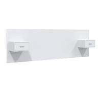 vidaXL Tête de lit avec armoires Blanc Bois d’ingénierie