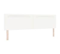 Tête De Lit Vidaxl Design Simple Blanc Pur 200 Cm Similicuir Blanc