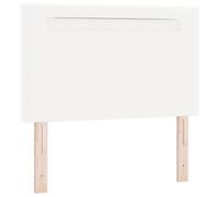 Tête de lit Design simple Blanc pur 90 cm Cuir synthétique 42007294