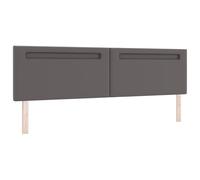 vidaXL tête de lit Design Simple Gris 200 cm en Simili Cuir