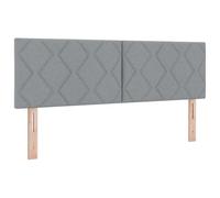 Tête De Lit Led Vidaxl Design Blocs En Diamant Gris Clair 144 Cm Tissu, Tête De Lit Vidaxl Design Blocs En Diamant Gris Clair 140 Cm Tissu