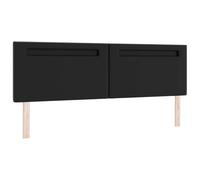 Tête De Lit Vidaxl Design Simple Noir 180 Cm En Cuir Synthétique Noir